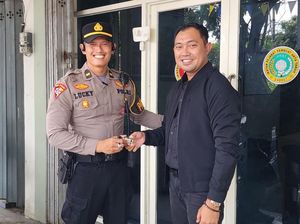 Polres Lamongan Bagi-bagi Gembok Cakram ke Warga untuk Cegah Curanmor