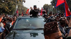 Pendukung Monarki Sambut Kedatangan Mantan Raja Nepal di Kathmandu