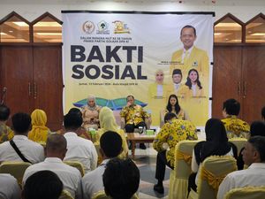 HUT Fraksi, Sarmuji Targetkan Suara Golkar Naik 20% di 2029