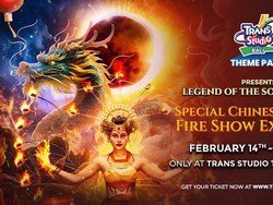 Imlek 2026 di Bali! Tonton Pertunjukan Api Spektakuler di Trans Studio Theme Park Bali