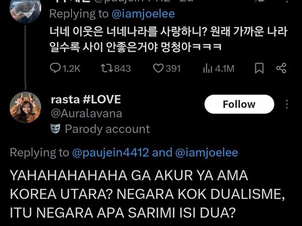 Kocak tapi Menohok! Warganet +62 Balas Postingan Rasis Knetz