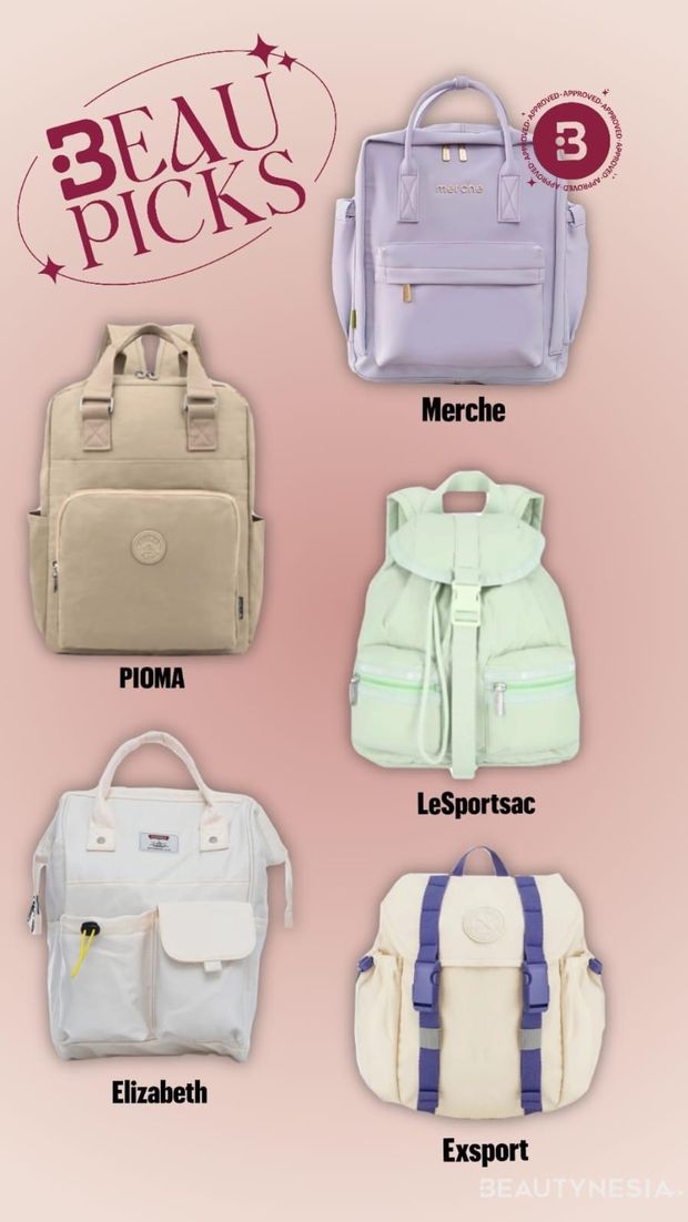 BeauPicks: 5 Pilihan Backpack Stylish untuk Sekolah & Kerja