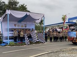 Kapolri Lepas 22 Kontainer Bantuan dari Polda Sumut untuk Korban Banjir Sumatera