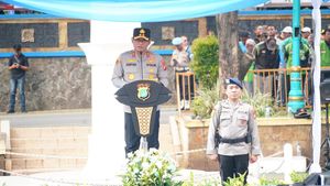 Potret Kapolda Metro Pimpin Apel Siaga Kamtibmas Bareng Ojol-Buruh Sambut Ramadan