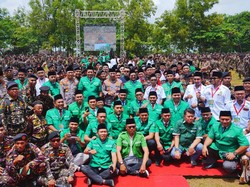 Kapolri Ajak Ribuan Kader GP Ansor-Banser Kompak Kawal Misi Asta Cita Presiden