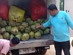 Viral MBG di Pamekasan Menunya Kelapa Muda dan Telur Mentah