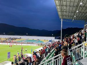 Didukung 1.585 Suporter, PSM Dipermalukan Dewa United di Stadion BJ Habibie