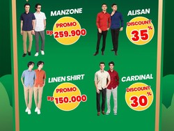 Aneka Pakaian Pria Banting Harga Cuma di Transmart Full Day Sale