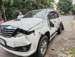Kecelakaan Beruntun di Citra Green Bandung, Penjual Nanas Terluka Parah