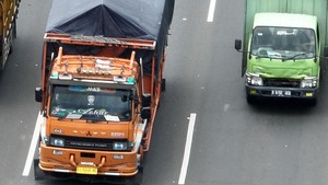 ETLE Drone Patrol Presisi Pantau Kendaraan Overload dan Over Dimensi di Tol Jakarta-Cikampek