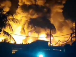 Pabrik Tapioka di Lampung Tengah Terbakar, Ada Suara Ledakan