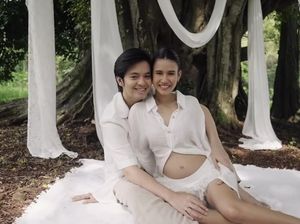 Foto Gender Reveal Kehamilan Shenina Cinnamon-Angga Yunanda, Simpel Intimate