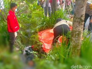 Pemotor Trail Tewas Usai Terperosok Parit di Sekarsuli Klaten