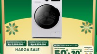 Mesin Cuci Front Load 7KG Hanya Rp 4 Jutaan di Transmart Full Day Sale
