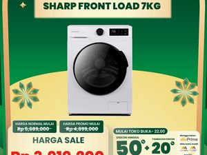 Mesin Cuci Front Load 7KG Hanya Rp 4 Jutaan di Transmart Full Day Sale