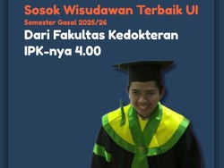 Video IPK 4.00! Ini Wisudawan Terbaik UI Semester Gasal 2025/2026