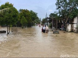 Desa Tlogoweru Demak Kebanjiran Buntut Tanggul Sungai Cabean Jebol