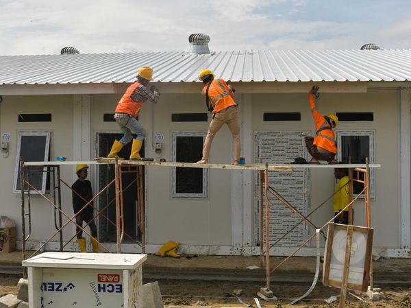 Dikebut Jelang Ramadan, Huntara Penyintas Bencana di Pidie Jaya Segera Rampung