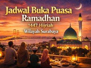 Jadwal Buka Puasa Ramadhan 2026 Muhammadiyah Wilayah Surabaya