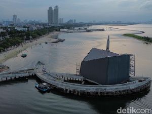 Melihat Progres Masjid Apung Pertama di Jakarta, Ikonik dan Ramah Lingkungan