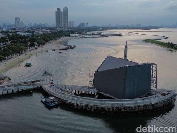 Melihat Progres Masjid Apung Pertama di Jakarta, Ikonik dan Ramah Lingkungan