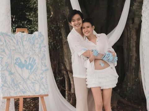Momen Gender Reveal Kehamilan Shenina Cinnamon & Angga Yunanda