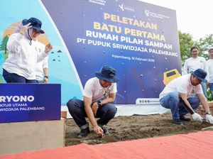 Pusri Palembang Bangun Rumah Pilah Sampah dan Gelar Aksi Bersih Serentak