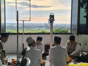 Hilal Bukit Condrodipo Gresik Juga Masih di Bawah Ufuk!