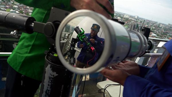 Pemantauan Hilal Ramadan 1447 H di Observatorium Makassar