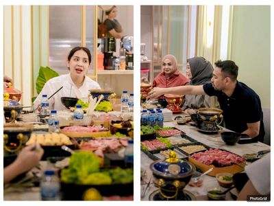Pesta Ultah Raffi-Nagita Meriah! Bertabur Cake hingga Makan-makan Hotpot