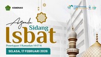 Tahapan Sidang Isbat Puasa Ramadhan 2026, Lengkap Data Posisi Hilal Saat Ini
