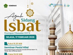 Tahapan Sidang Isbat Puasa Ramadhan 2026, Lengkap Data Posisi Hilal Saat Ini