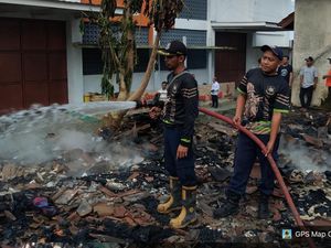 Ditinggal Salat ke Masjid, Rumah Warga Andong Boyolali Ludes Terbakar