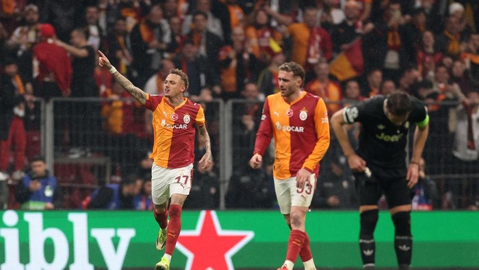 Galatasaray libas Juventus 5-2 di Leg 1 Playoff Liga Champions 2025/2026.