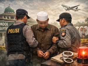 Pimpinan Ponpes Perkosa 2 Santriwati Ditangkap Saat Mau Kabur ke Timur Tengah