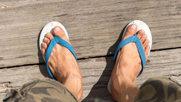 Ilustrasi Sendal Jepit