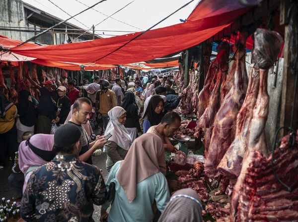 Jelang Ramadan, Tradisi Meugang Ramaikan Pasar Inpres Lhokseumawe