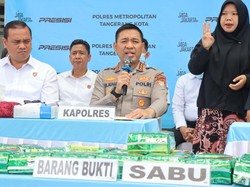 Polres Tangerang Bongkar Peredaran 25 Kg Sabu, 2 Residivis Ditangkap