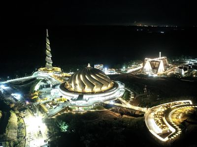 Sederet Potret Persiapan Masjid Negara di IKN untuk Gelar Tarawih