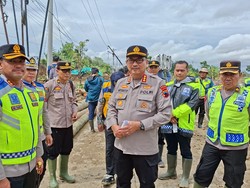 Perbaikan Tanggul Jebol di Grobogan, Polda Jateng Jamin Arus Lalin Lancar