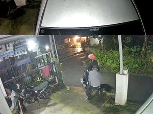 Duo Maling Nekat Gotong NMax Berkunci Ganda di Boyolali