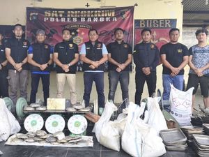 Polres Bangka Bongkar Praktik Peleburan Timah Ilegal, Pemilik Jadi Tersangka