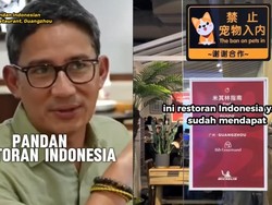 Sandiaga Uno Cicipi Restoran Indonesia Peraih Michelin Guide di Guangzhou