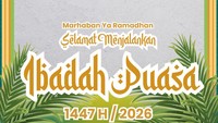 15 Twibbon Marhaban ya Ramadhan 2026 Terbaru dan Gratis, Yuk Bagikan!