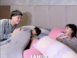 Antusias Atta Halilintar Sahur Pertama Bareng Keluarga