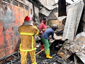 Bengkel di Moga Pemalang Ludes Terbakar gegara Rokok