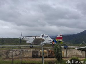 Pesawat Angkut BBM Jatuh di Kaltara, Pilot Selamat Usai Terjun Payung