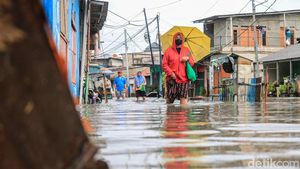 Air Sungai Meluap, Permukiman Rawa Indah Kebanjiran