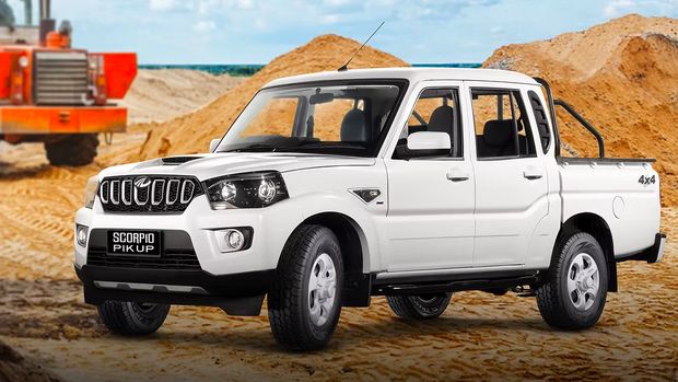 Pikap Mahindra Scorpio.