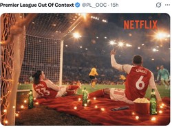 Meme Arsenal dan Netflix mencuat lagi usai kegagalan The Gunners meraih kemenangan di markas tim juru kunci Wolverhampton Wanderers. Hasil imbang ini diyakini membuat Arsenal terpeleset dari persaingan juara Liga Inggris. (Foto: dok. Twitter/@PL_OOC)